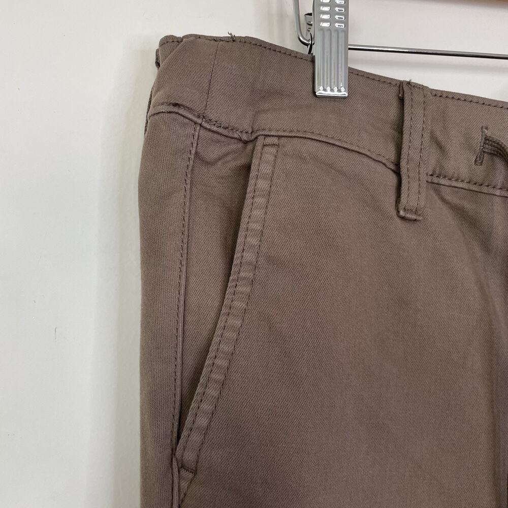 Torrid‎ Weekend Boyfriend Straight Mid Rise Pants Pull On Morel Brown 12 Tall 0T - Picture 8 of 13